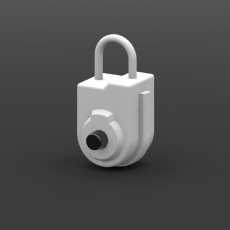 SARGENT & GREENLEAF MODEL 8077AD PADLOCK